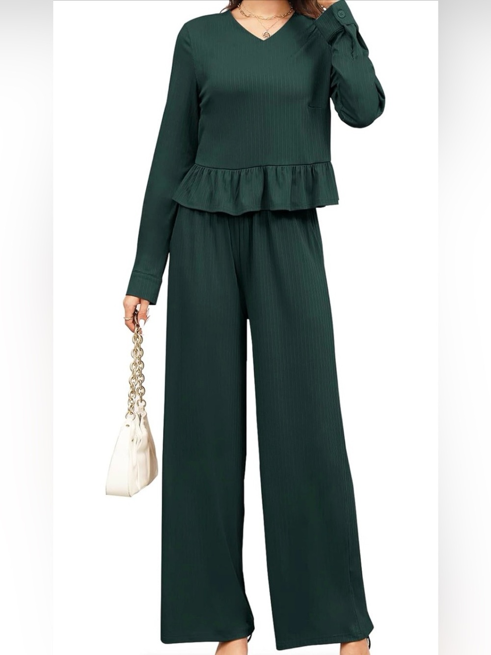 2piece Set Green Dressing Type